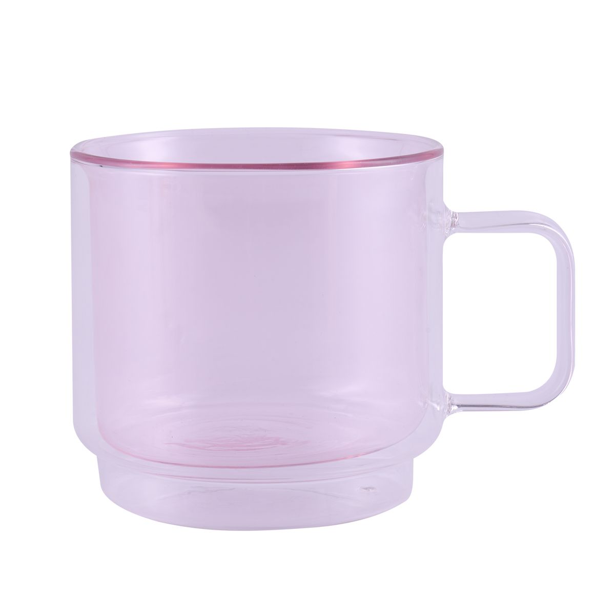 Casa Joven - Taza Mug Vidrio Doble Pared Amo Café Frutos