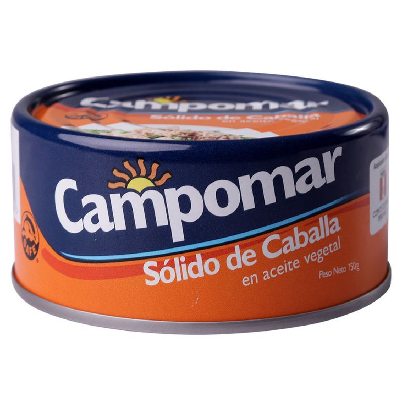 CAMPOMAR - Sólido De Caballa Campomar En Aceite Vegetal Lata 150 g