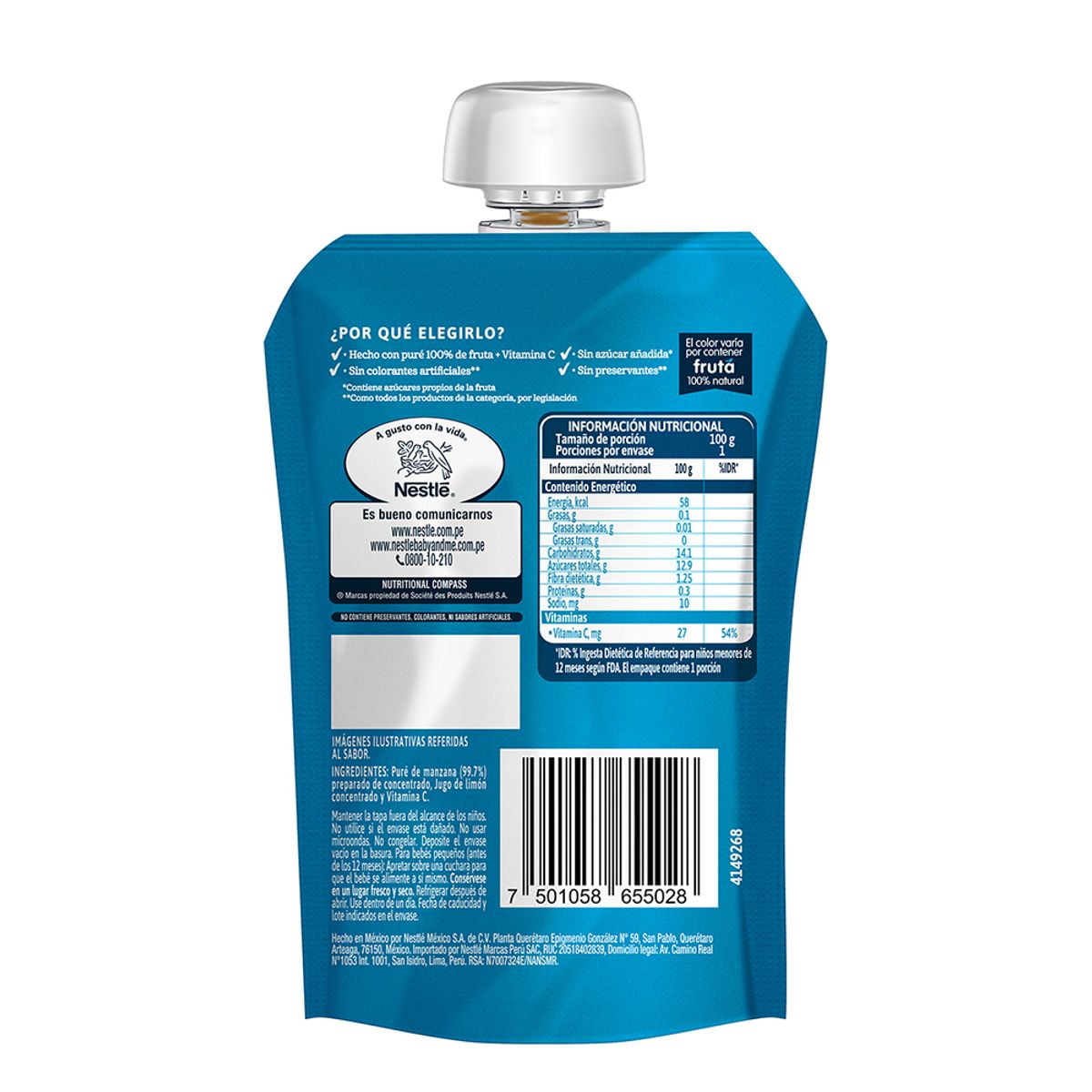 GERBER - Colado Gerber Manzana Empaque 100 g