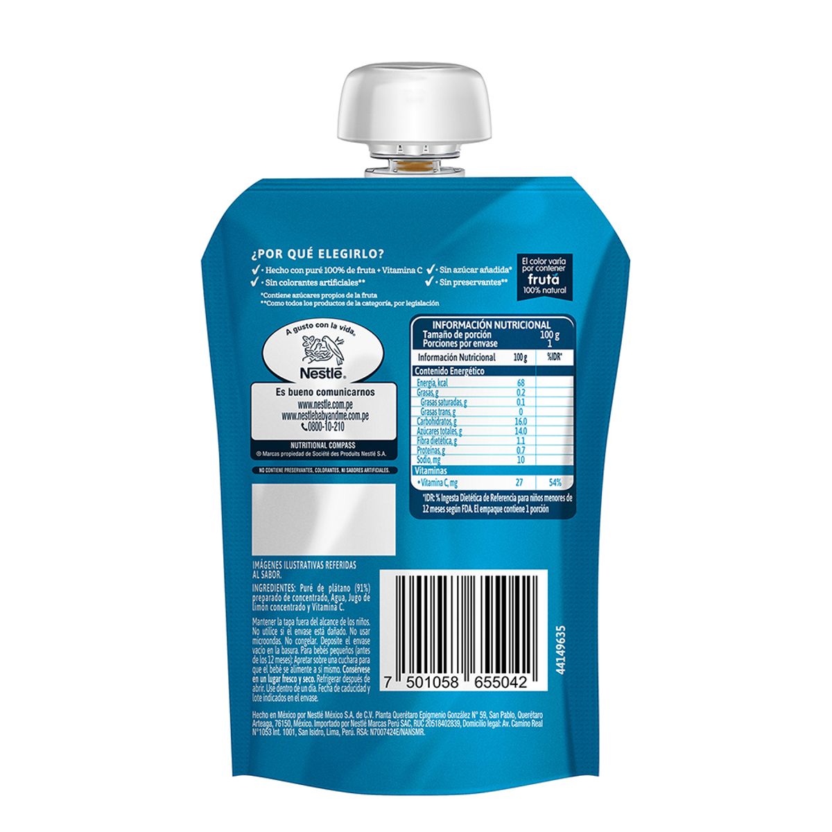 GERBER - Colado Gerber Banana Empaque 100 g