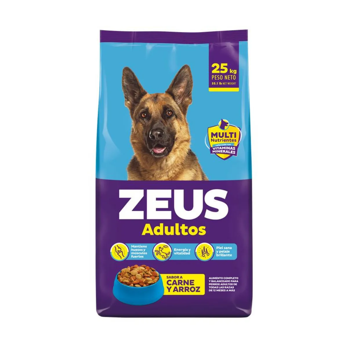 ZEUS - ZEUS ALIMENTO PERROS ADULTOS 25 KG