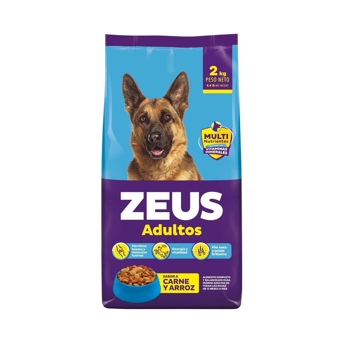 ZEUS - ZEUS ALIMENTOS PERROS ADULTOS 2KG