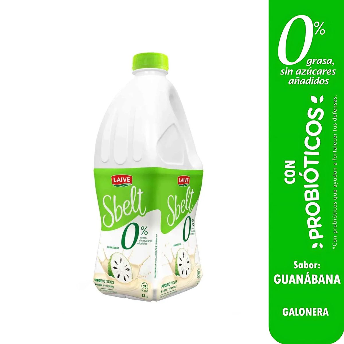 LAIVE - Yogurt Laive Sbelt Guanábana Botella 1.7 Kg