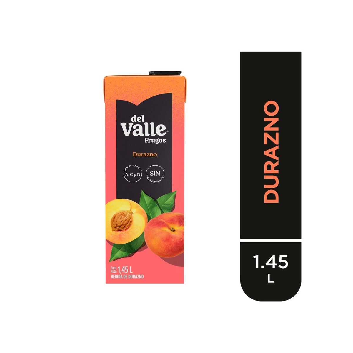 FRUGOS - Bebida Frugos Durazno Caja 1.45 L