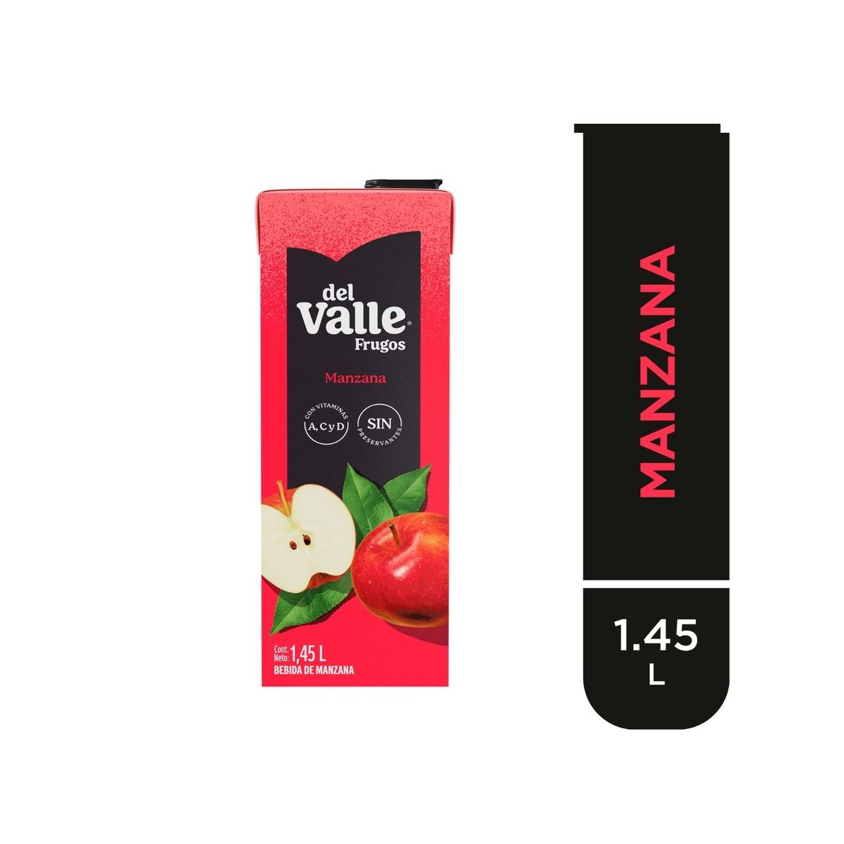 FRUGOS - Bebida Frugos Manzana Caja 1.45 L