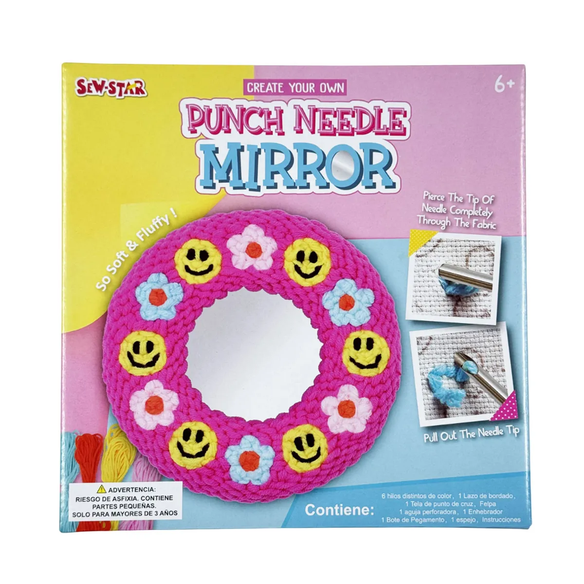 Sew Star - Punch Needle Mirror