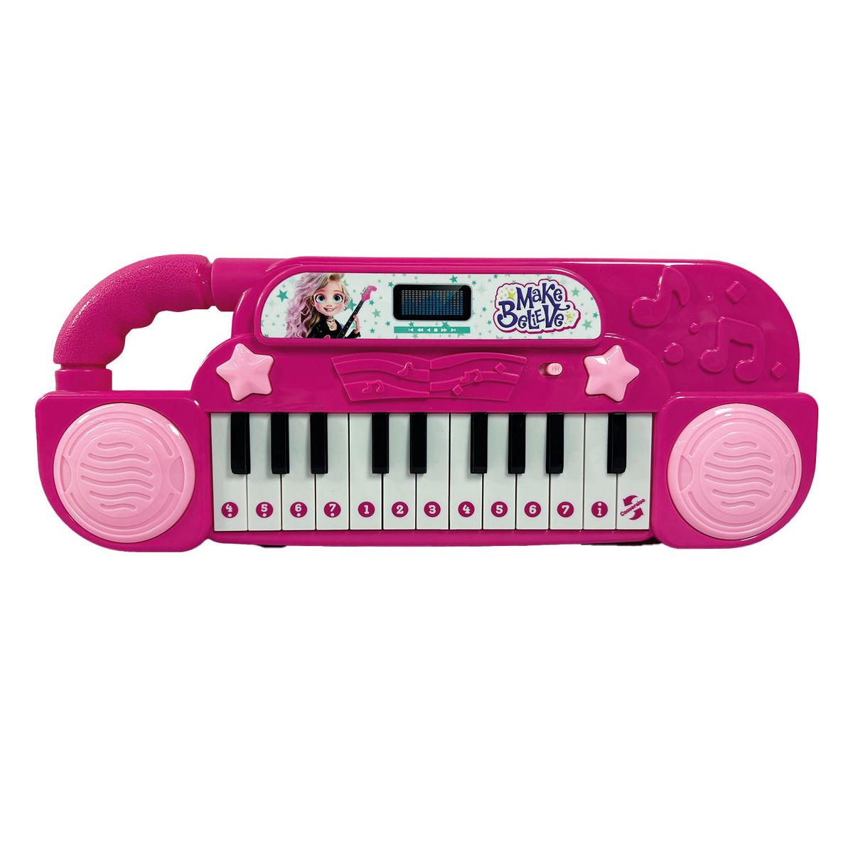 Make Believe - Piano Rosado 32 cm Musical Make Believe