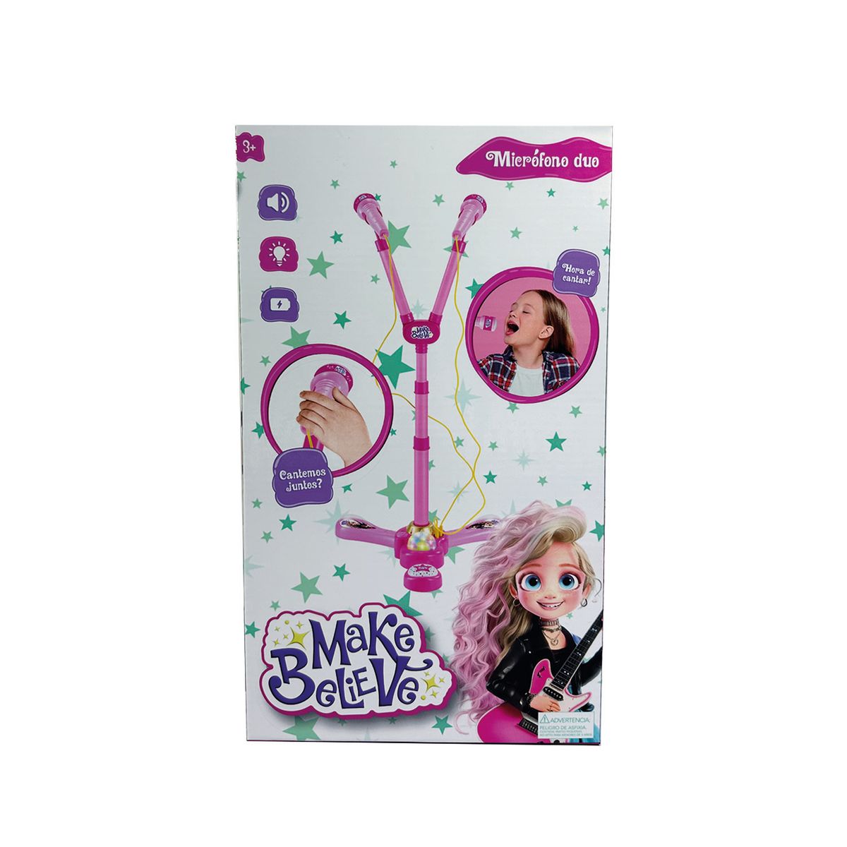 Make Believe - Micrófono Doble Musical Make Believe