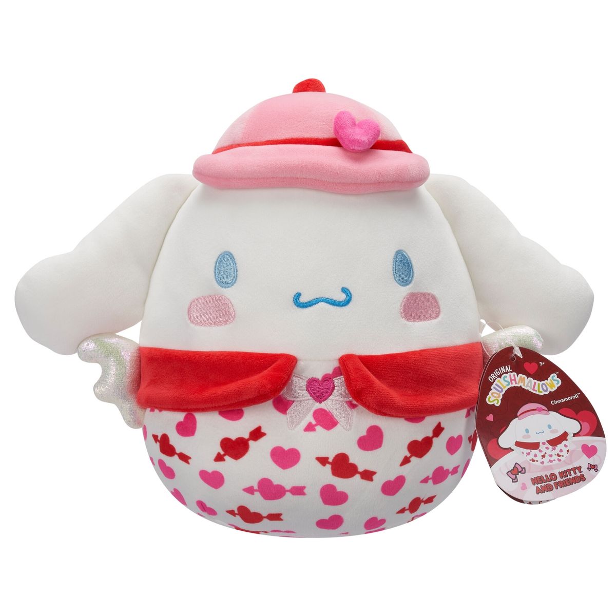 SQUISHMALLOWS - Peluche San Valentín Hello Kitty 20 cm