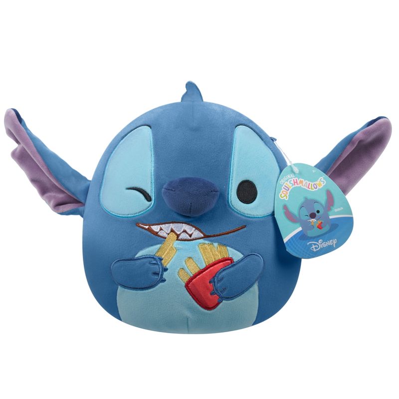 SQUISHMALLOWS - Peluche Stitch con Papas Fritas 20 cm