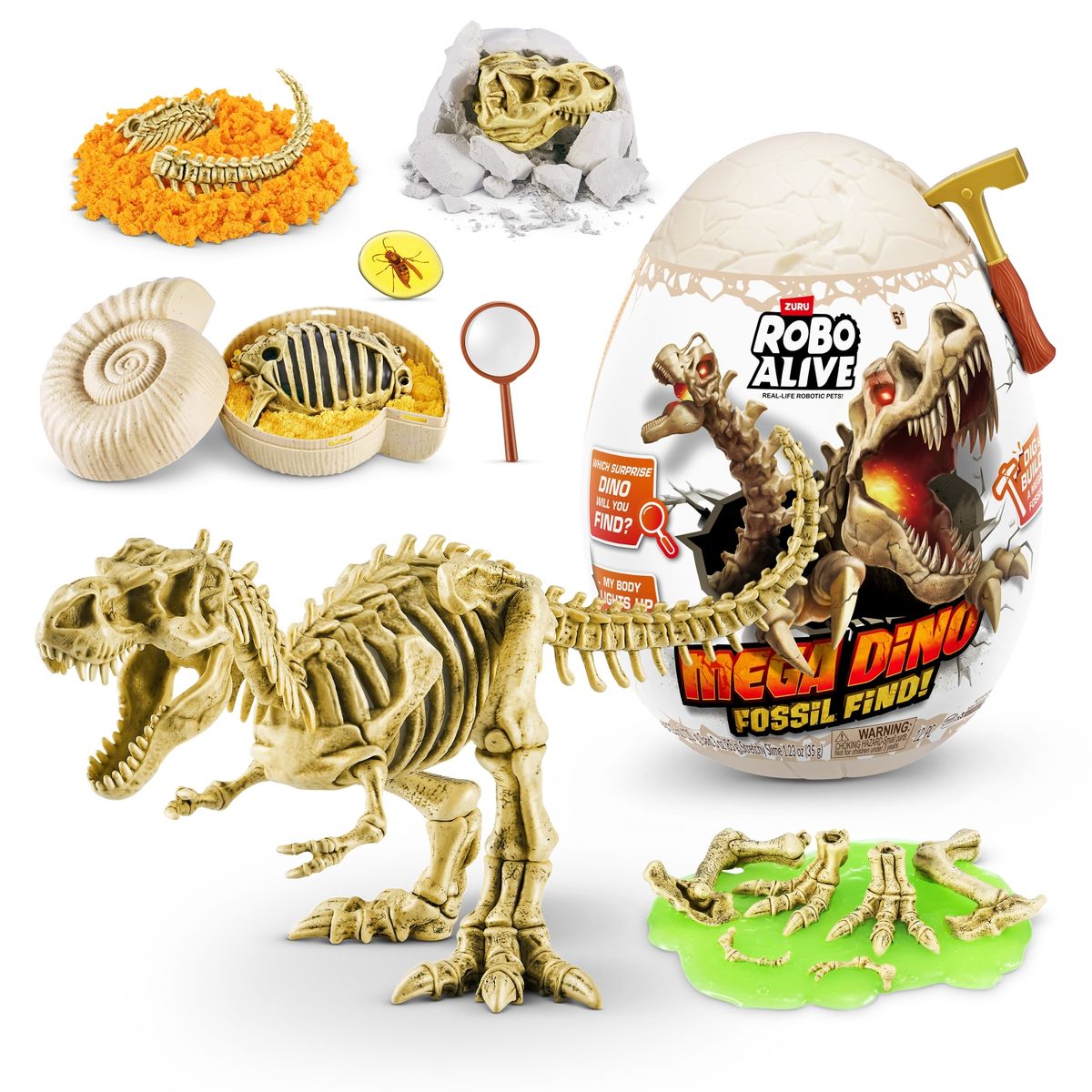 ROBO ALIVE - Grande Descubre Dino Fosiles Robo Alive