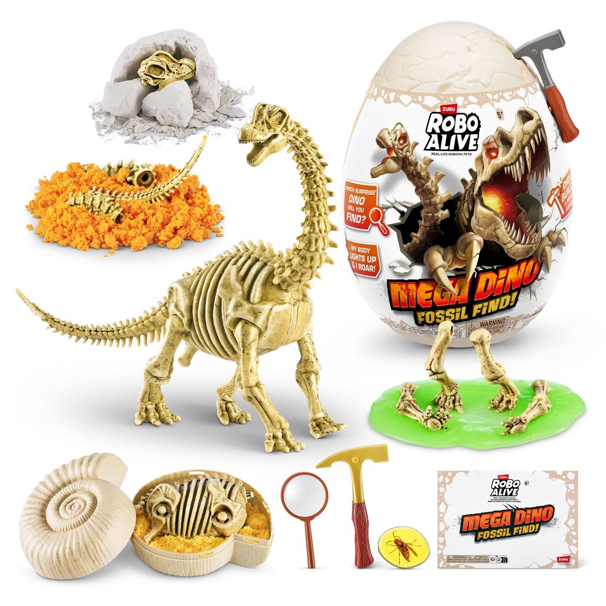 ROBO ALIVE - Grande Descubre Dino Fosiles Robo Alive