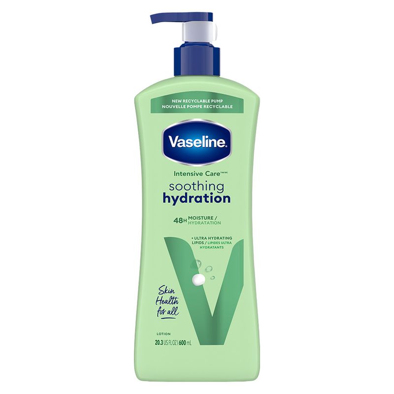 VASELINE - Crema Vaseline Soothing Hydratation Envase 600 mL