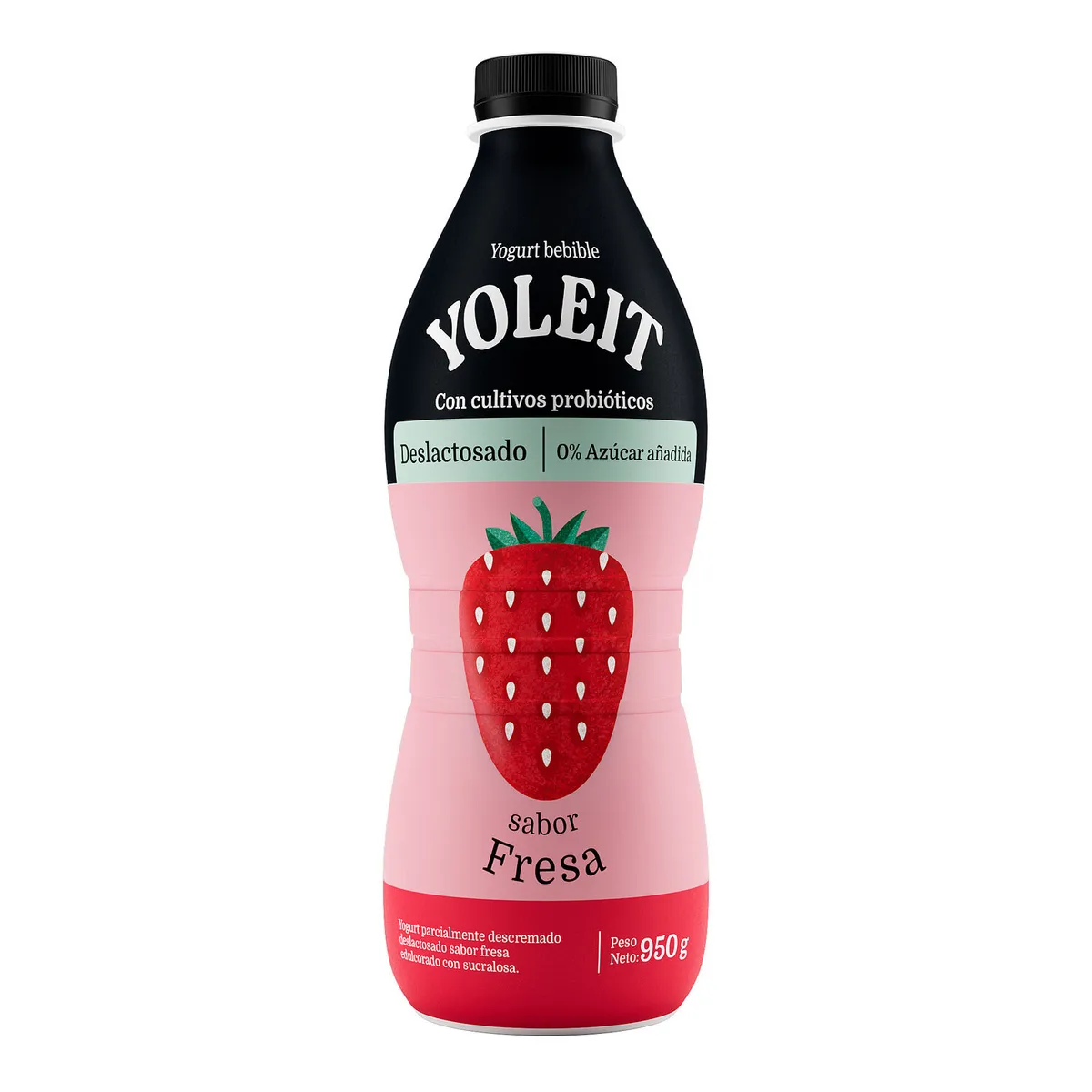 YOLEIT - Yogurt Bebible Yoleit Fresa Botella 950 g