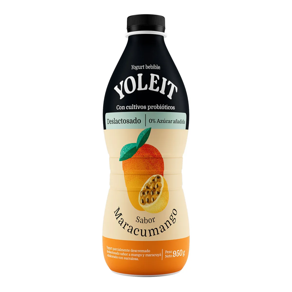 YOLEIT - Yogurt Yoleit Maracumango Botella 950 g