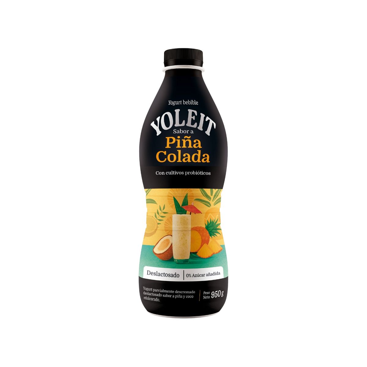 YOLEIT - Yogurt bebible Yoleit Piña Colada Botella 950 g