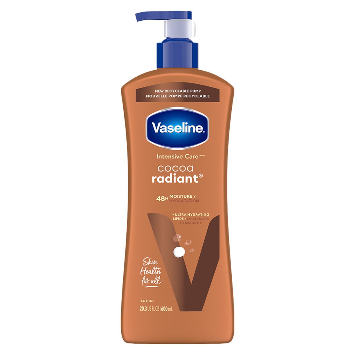 VASELINE - Crema Corporal Vaseline Cocoa Radiant Botella 600 mL