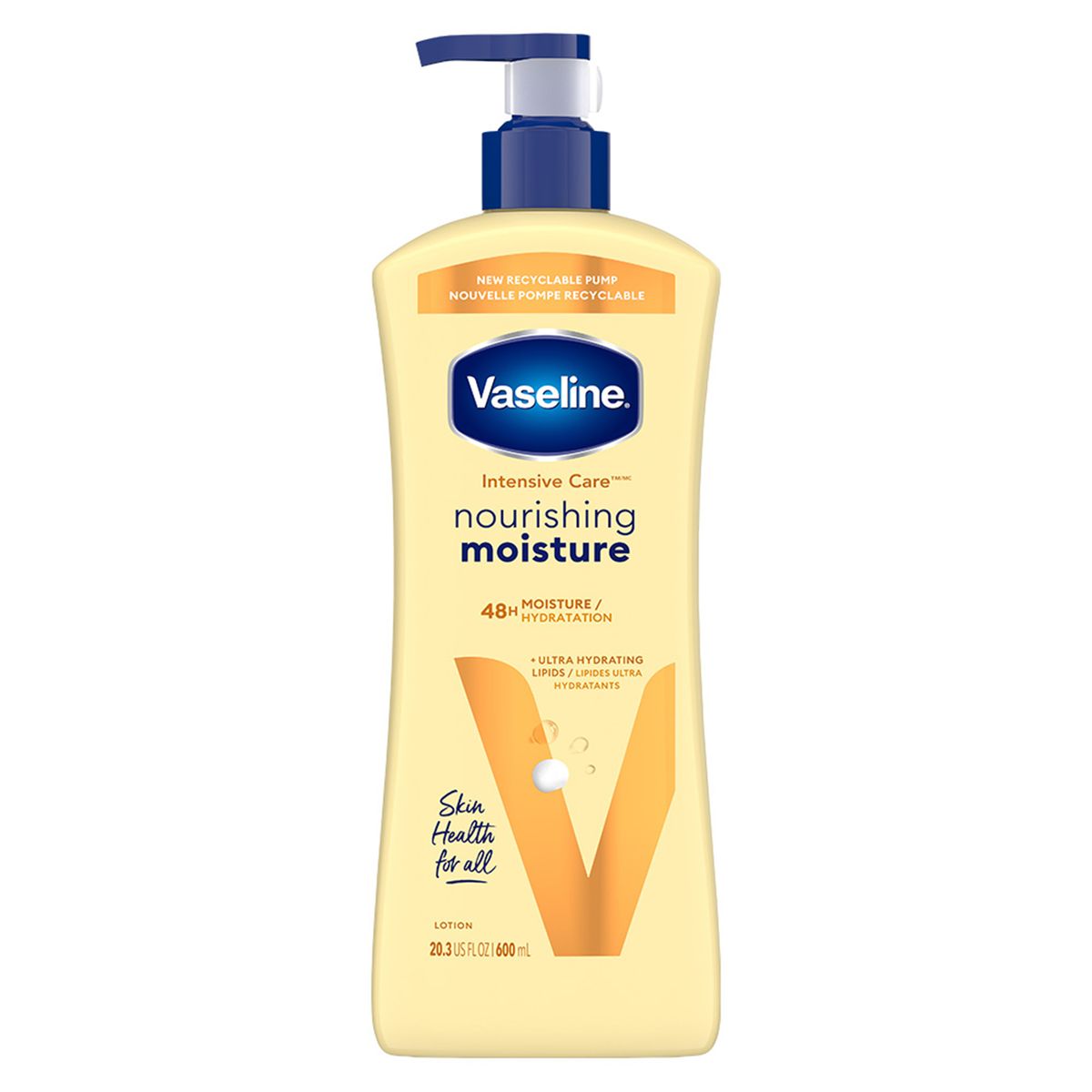 VASELINE - Crema Corporal Vaseline Nourishing Moisture Botella 600 mL