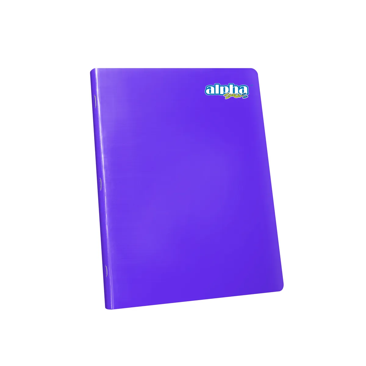 ALPHA - Cuaderno Scool S Triple Renglón 88 Hojas Marco Rojo