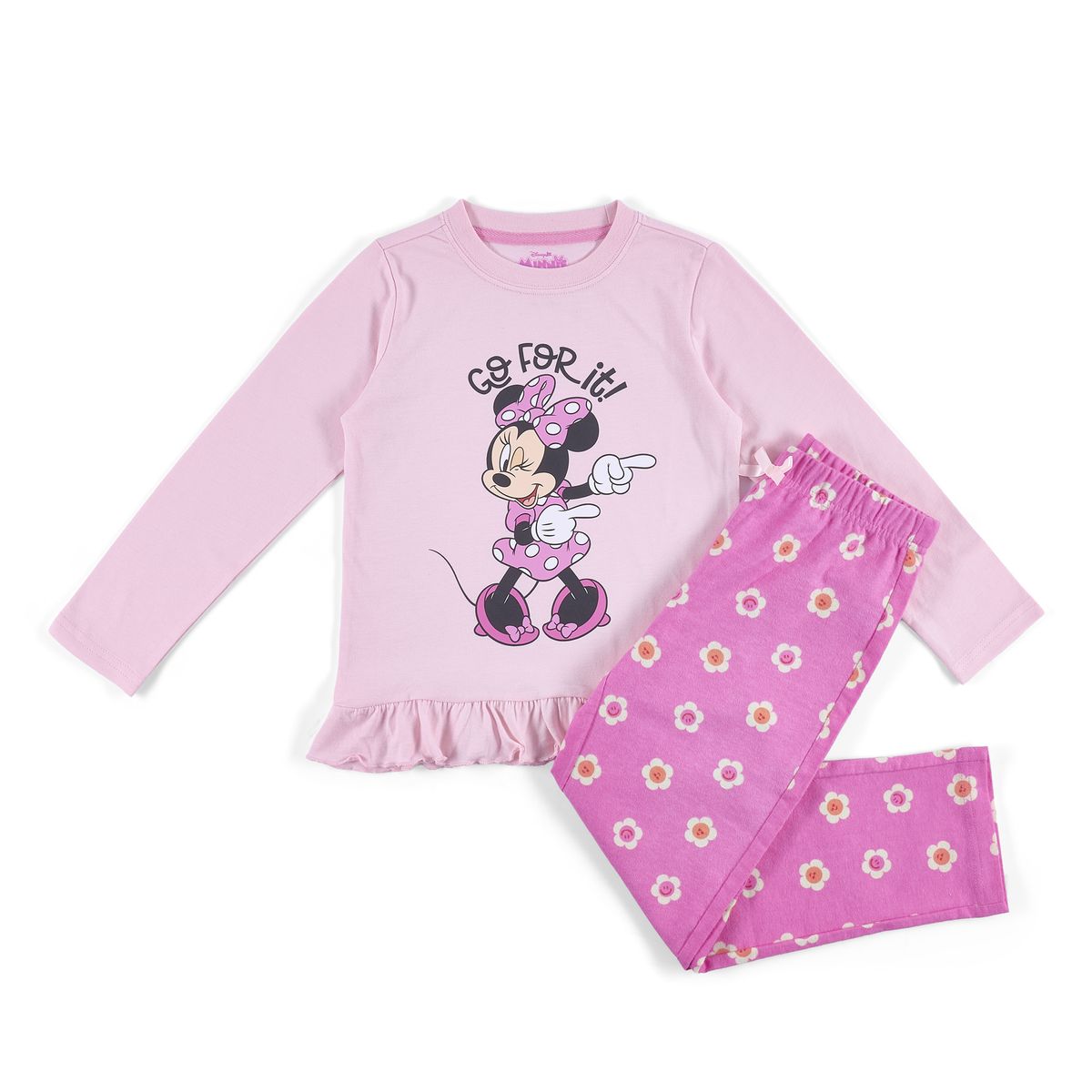 DISNEY - RL - Pijama Franela Minnie Mouse Niña Disney
