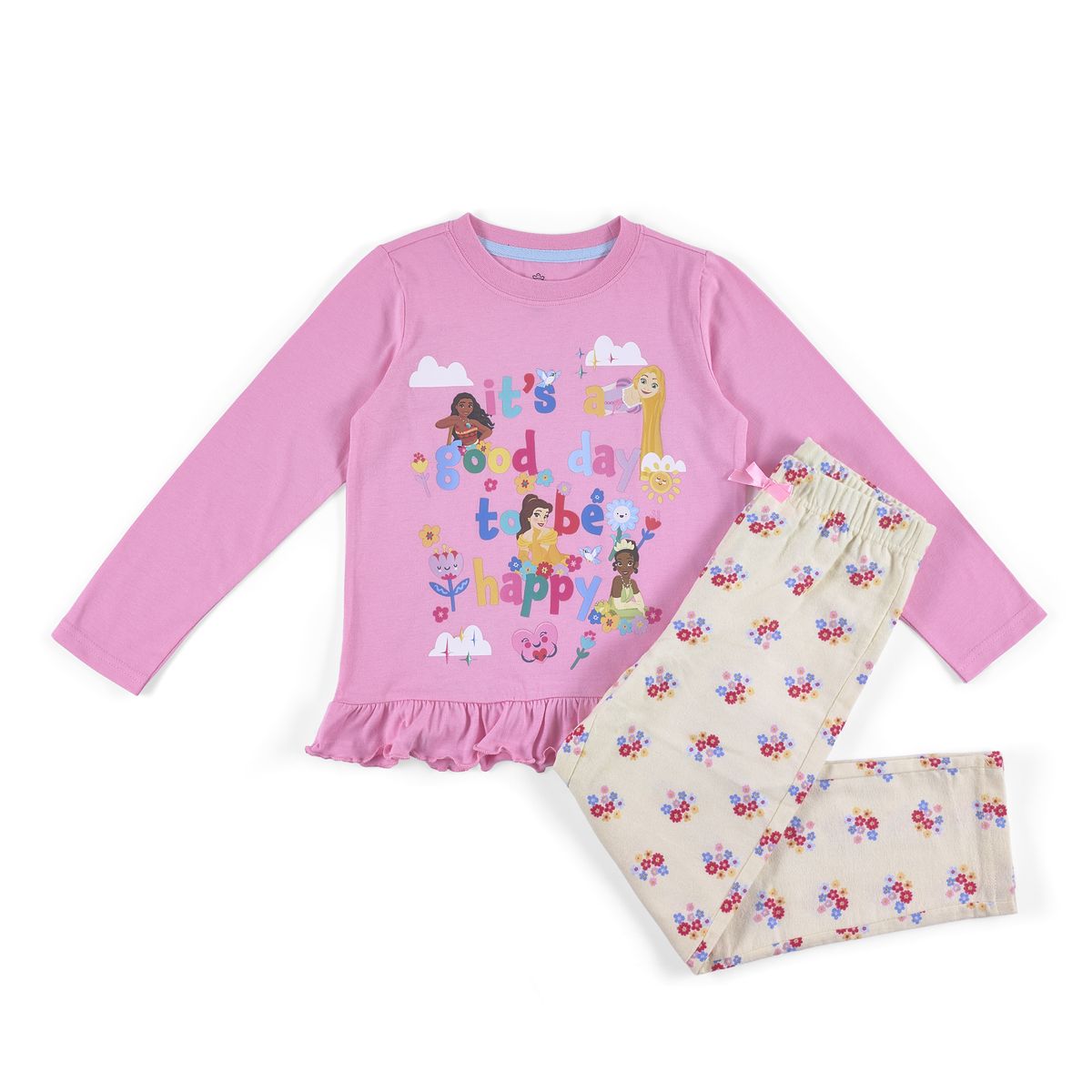 DISNEY - RL - Pijama Franela Princesas Niña Disney