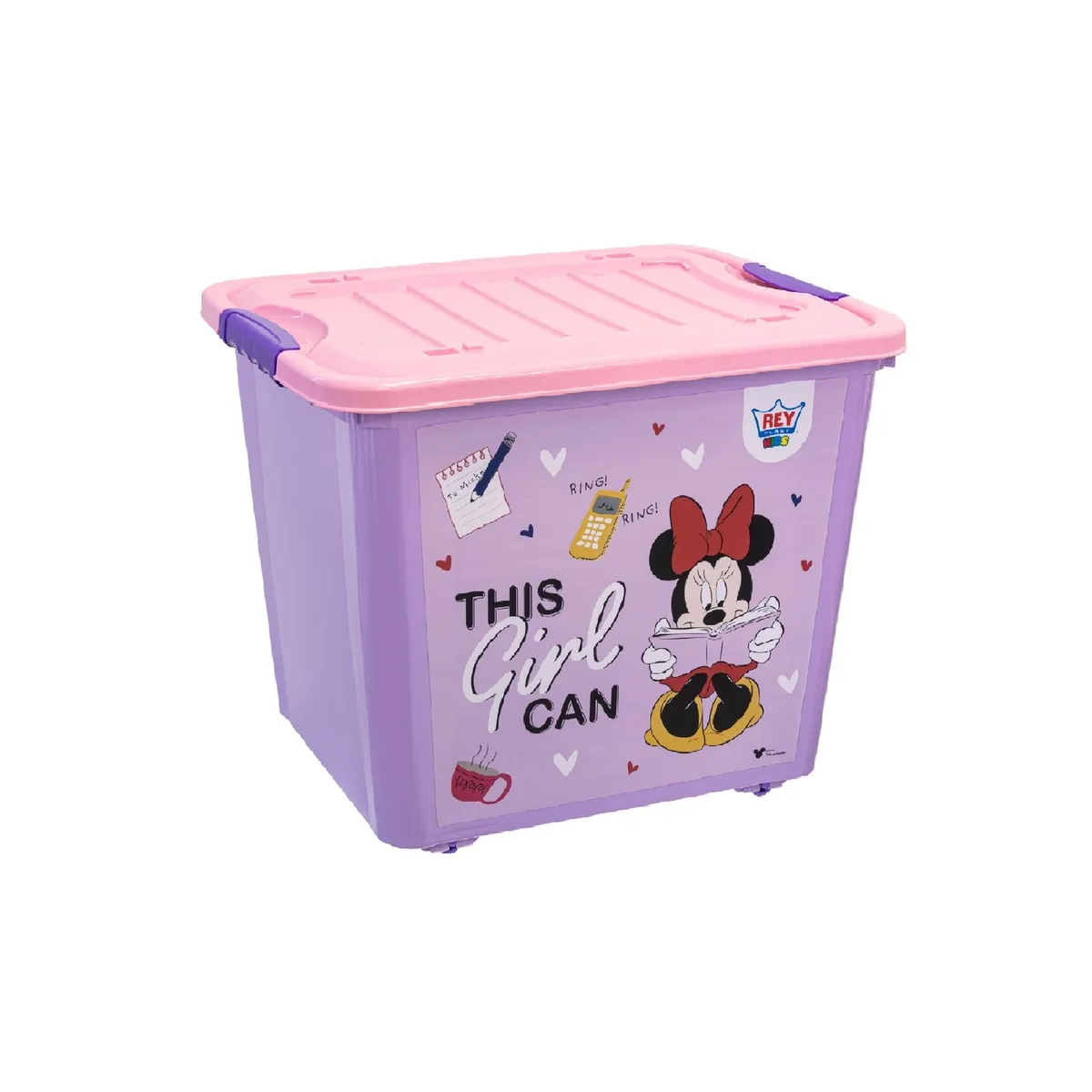 REYPLAST - Caja Móvil Reyplast Suprema Minnie 28 L