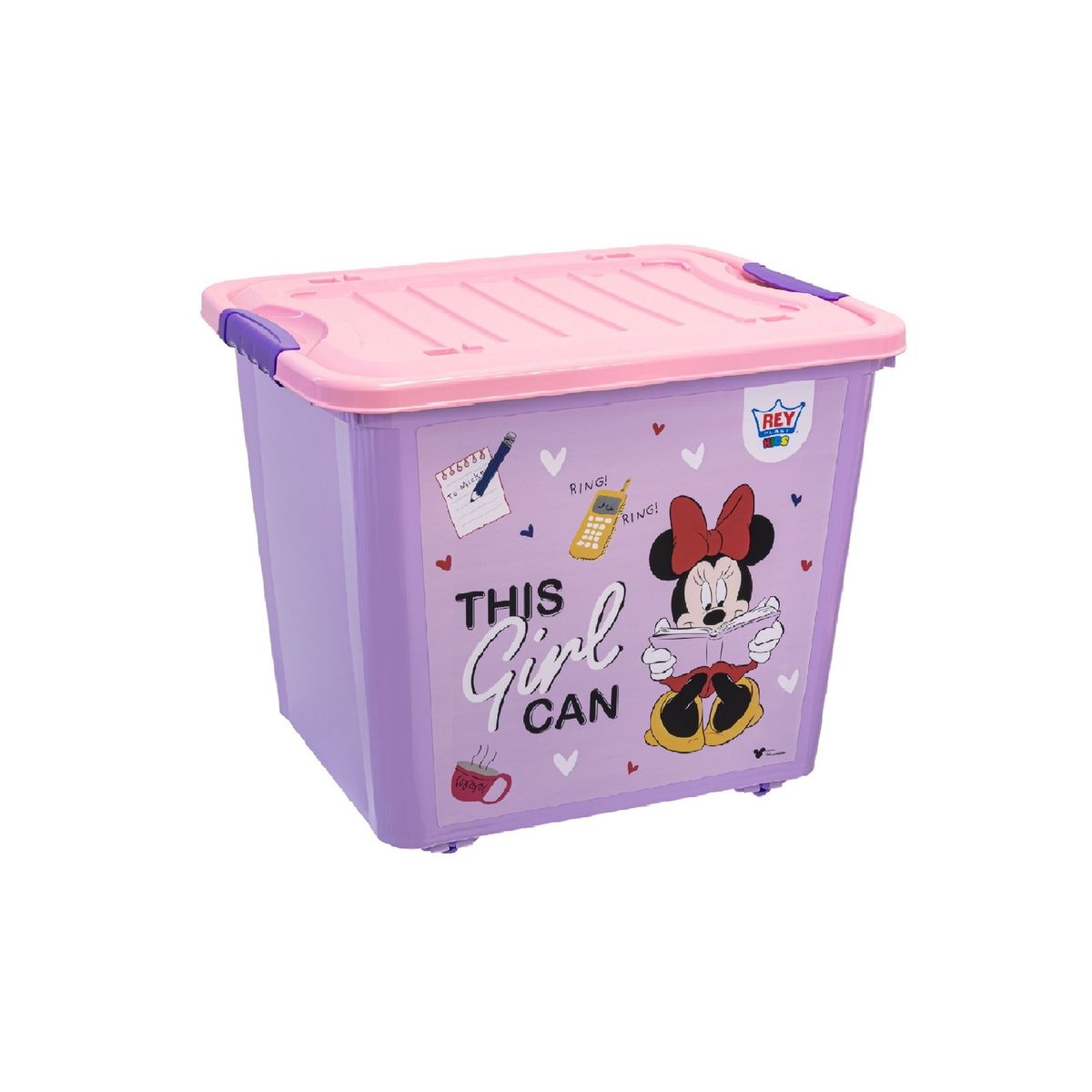 REYPLAST - Caja Móvil Reyplast Suprema Minnie 28 L