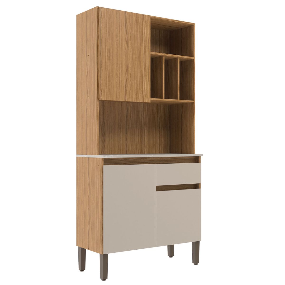 CASA JOVEN - Mueble De Cocina Sonoma 81X170X36Cm