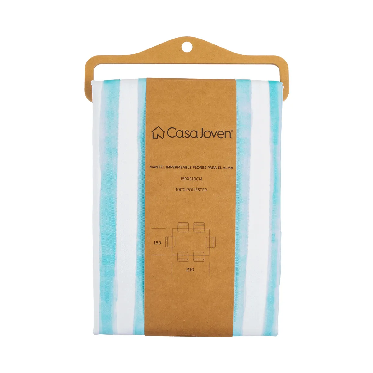 CASA JOVEN - Mantel Impermeable Flores para El Alma