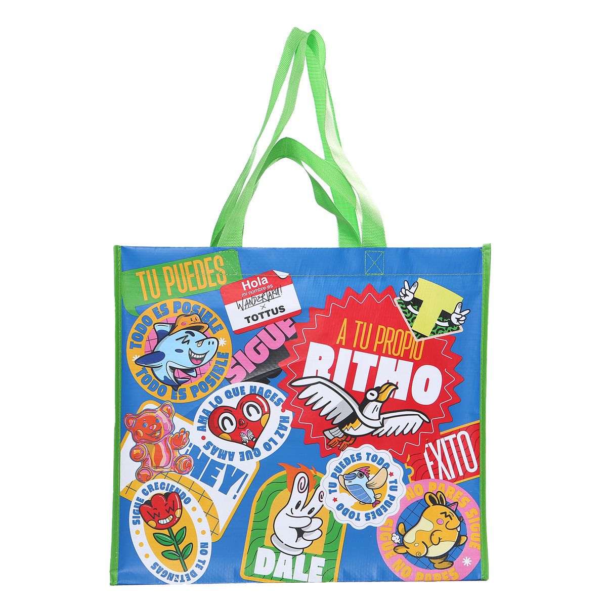 Tottus - Bolsa Reutilizable Stickers