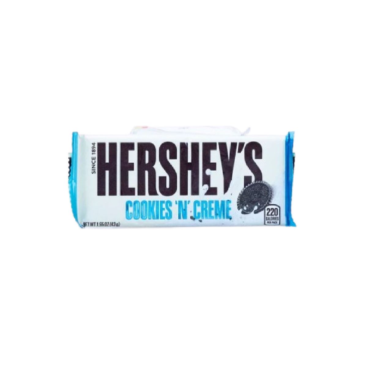 HERSHEYS - Chocolate en Barra Hersheys Cookies and Creme Empaque 43 g