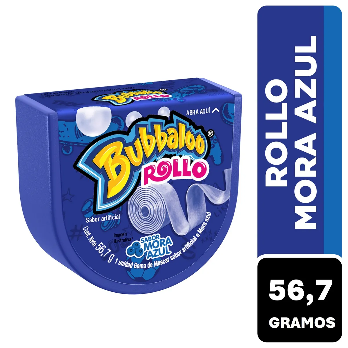 BUBBALOO - BUBBALOO ROLLO MORA X56.7G