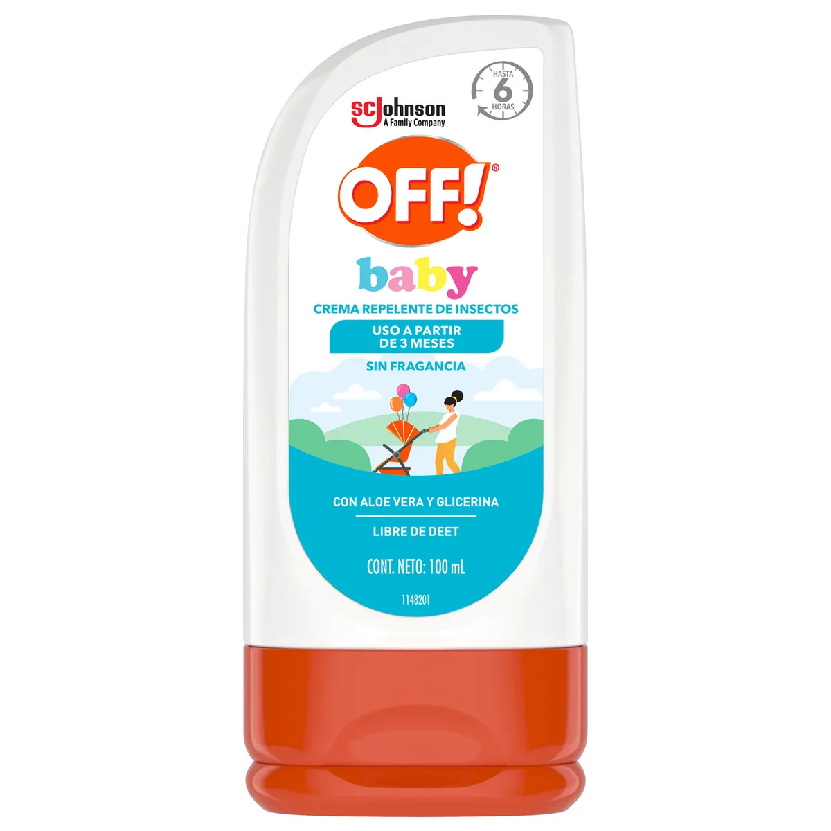OFF - Repelende de Insectos Off Baby en Crema Envase 100 mL