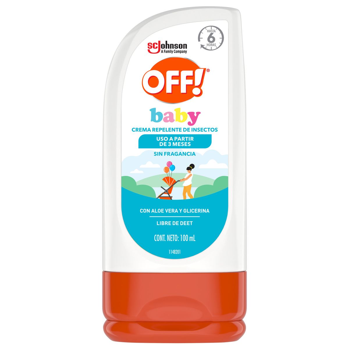 OFF - Repelende de Insectos Off Baby en Crema Envase 100 mL