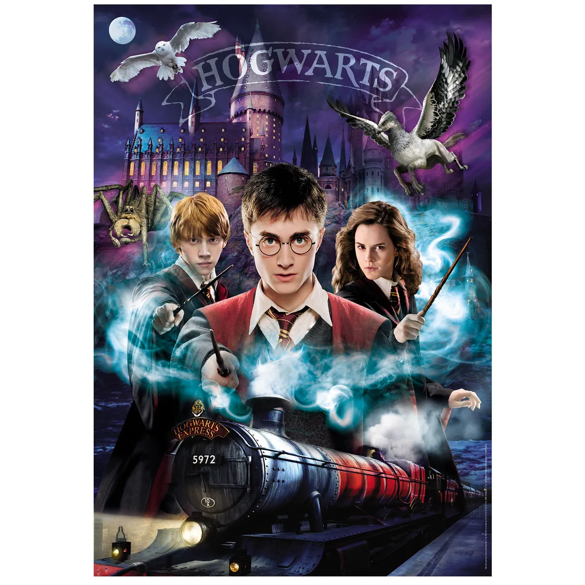 CLEMENTONI - Rompecabezas Harry Potter Compacto 1000 Pzas