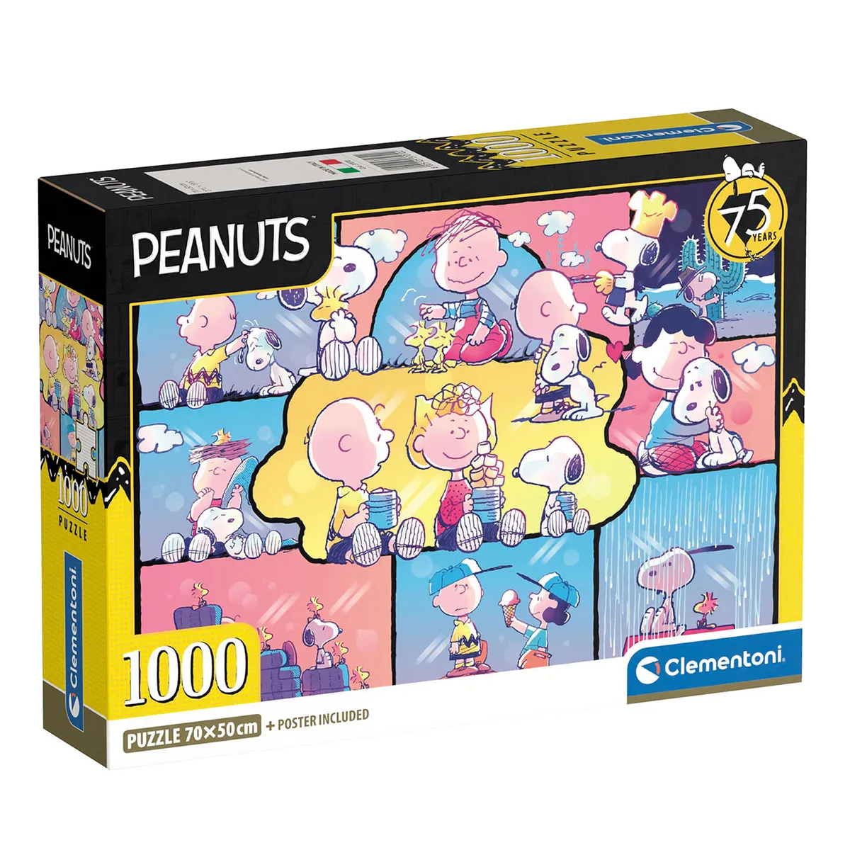 CLEMENTONI - Rompecabezas Peanuts Snoopy 2 1000 Pzas