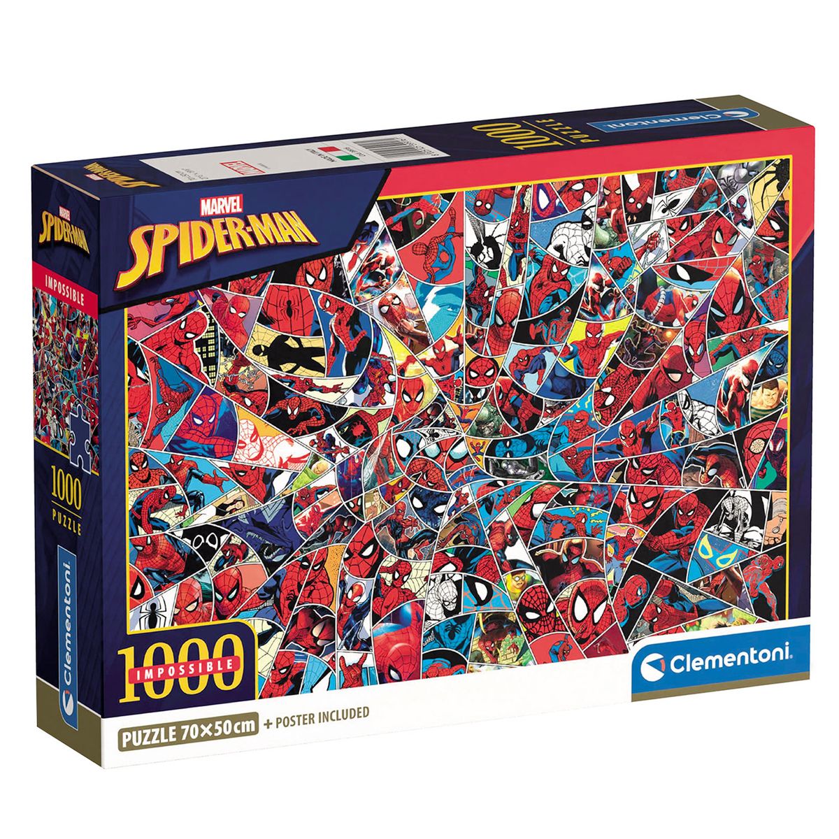 CLEMENTONI - Rompecabezas Spiderman Imposible 1000 Pzas