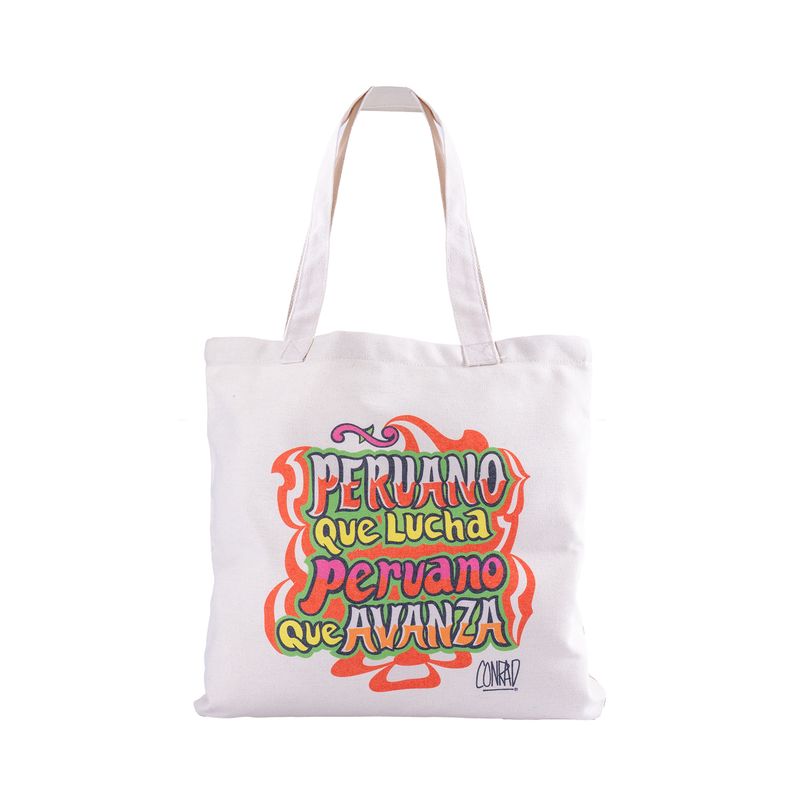 TOTTUS - Bolsa Tela Frases Peruanas 1
