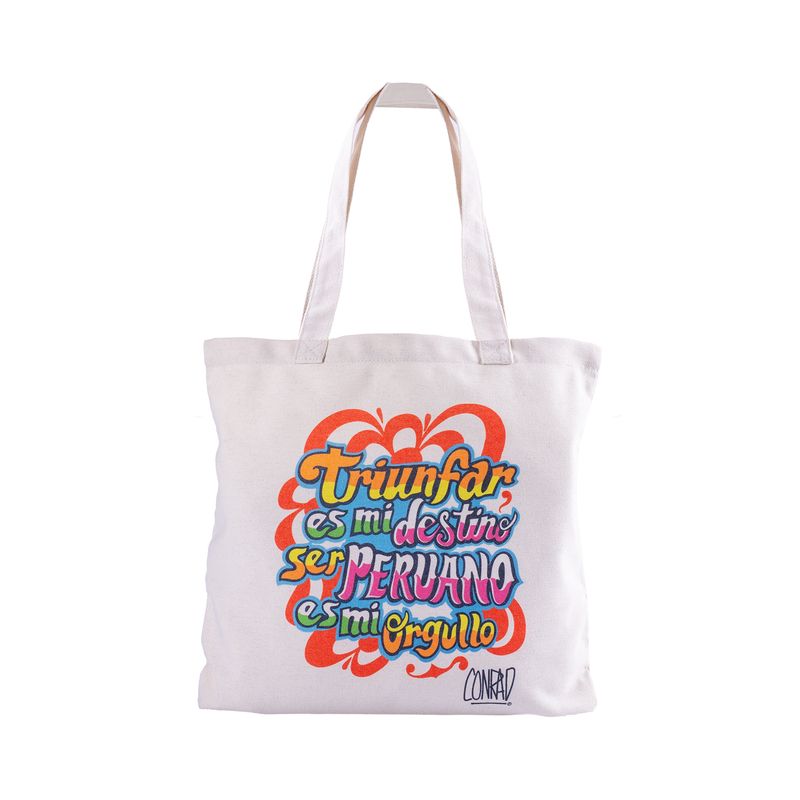 TOTTUS - Bolsa Tela Frases Peruanas 2