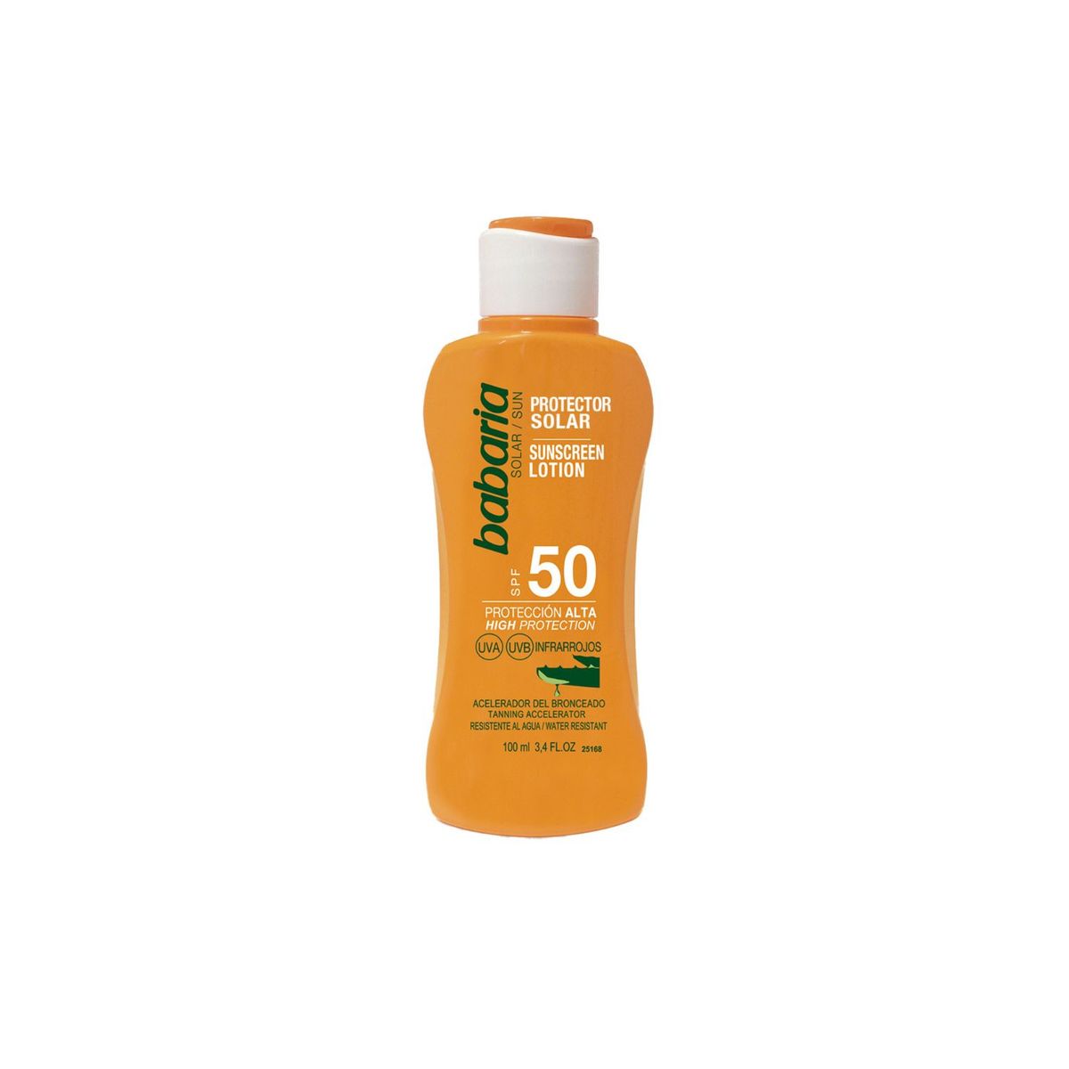 BABARIA - Leche Protectora Solar Aloe SPF50+ Babaria Envase 100 mL