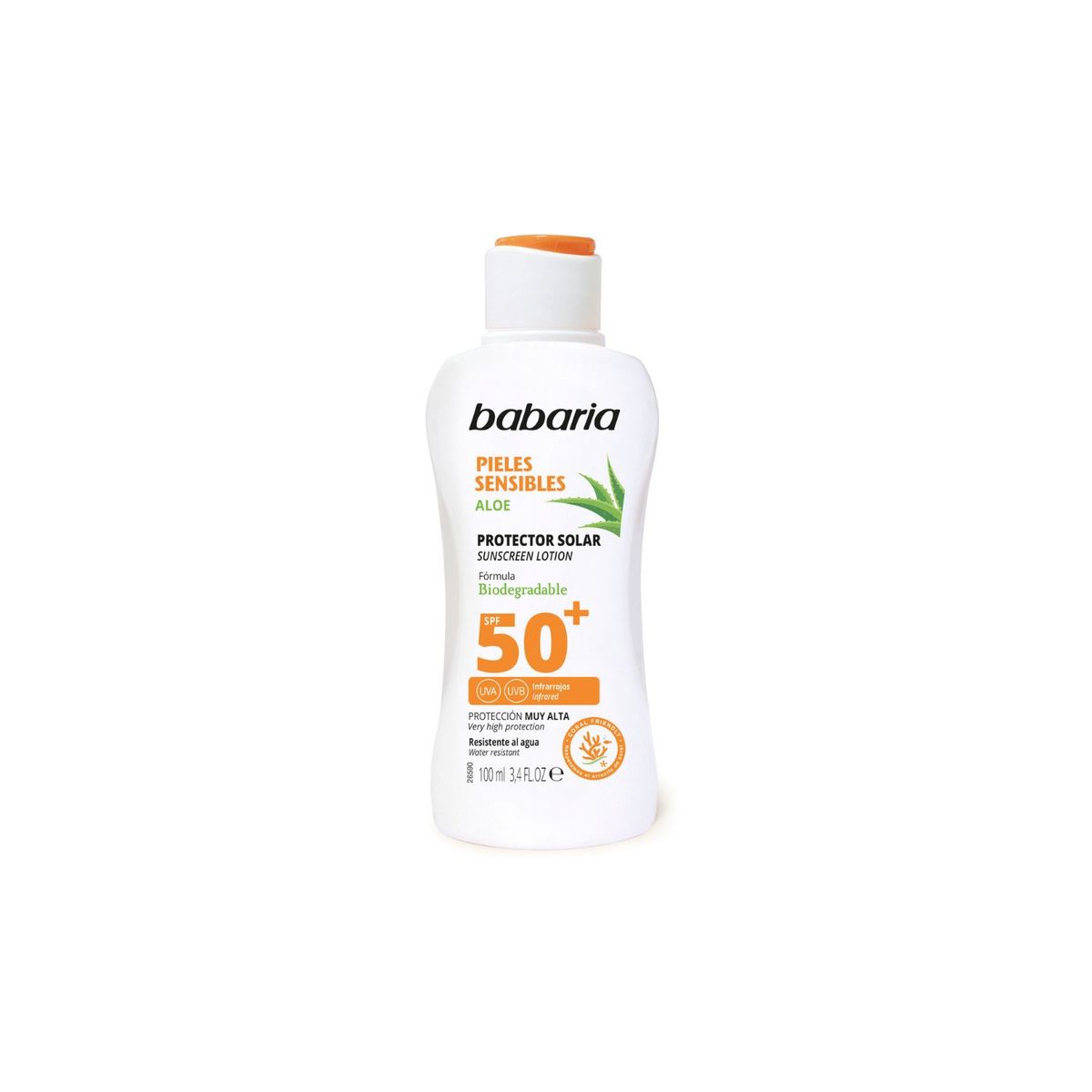 BABARIA - PROTECT SOLAR PIEL SENSIBLE SPF50+X100ML