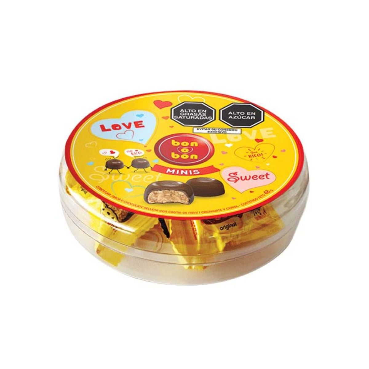 BON O BON - Bombones Bon O Bon Minis Relleno De Crema De Maní Envase 48 g