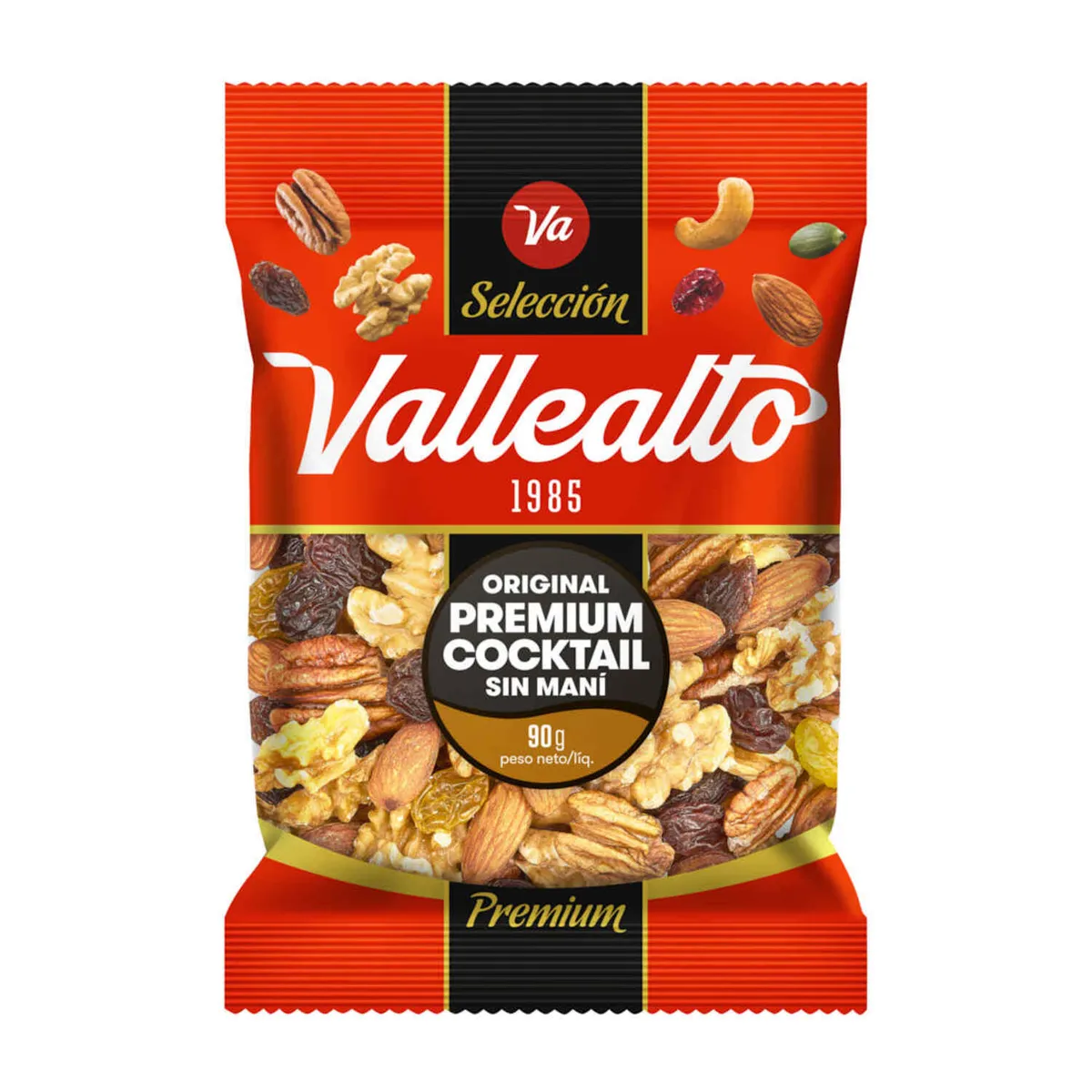 VALLEALTO - PREMIUN COCKTAIL VALLEALTO BOLSA X 90 G