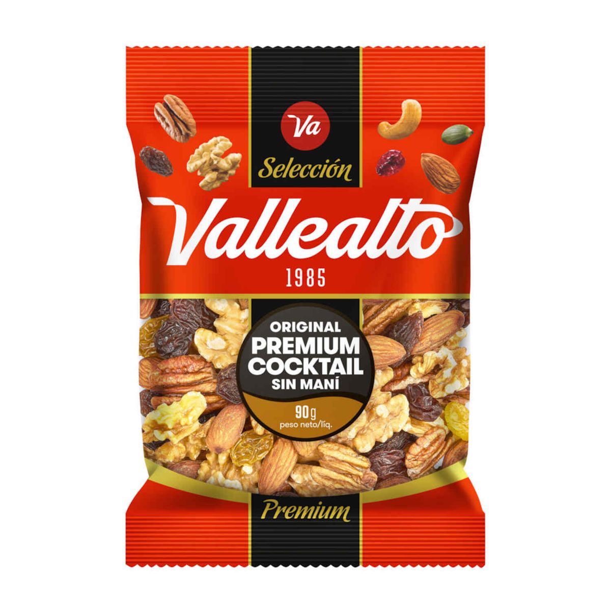 VALLEALTO - PREMIUN COCKTAIL VALLEALTO BOLSA X 90 G