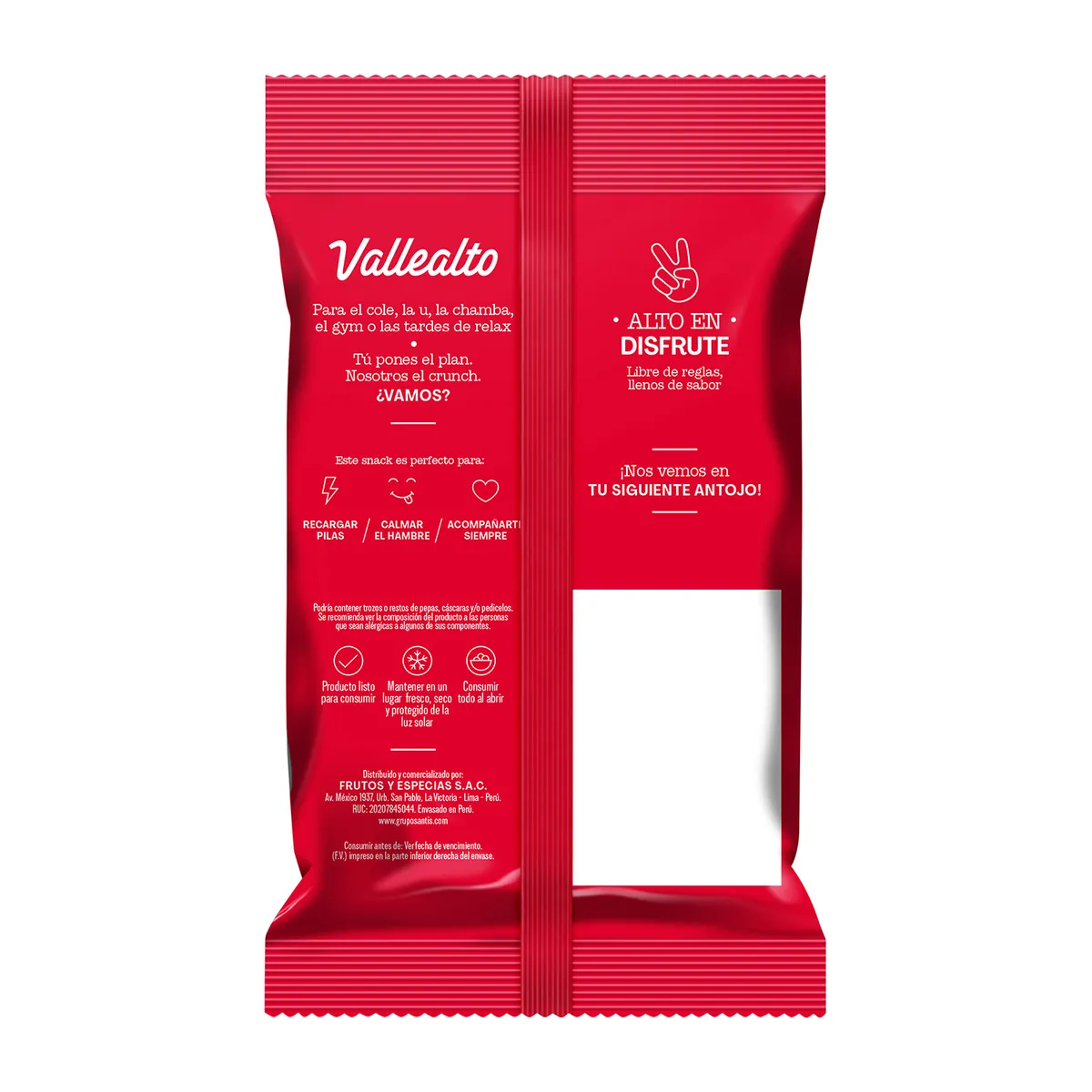 VALLEALTO - Mix Frutos Secos Vallealto Premium Cocktail Bolsa 150 g
