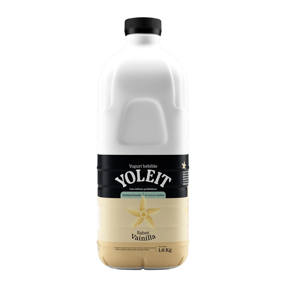 YOLEIT - Yogurt Bebible Yoleit Vainilla Botella 1.6 Kg