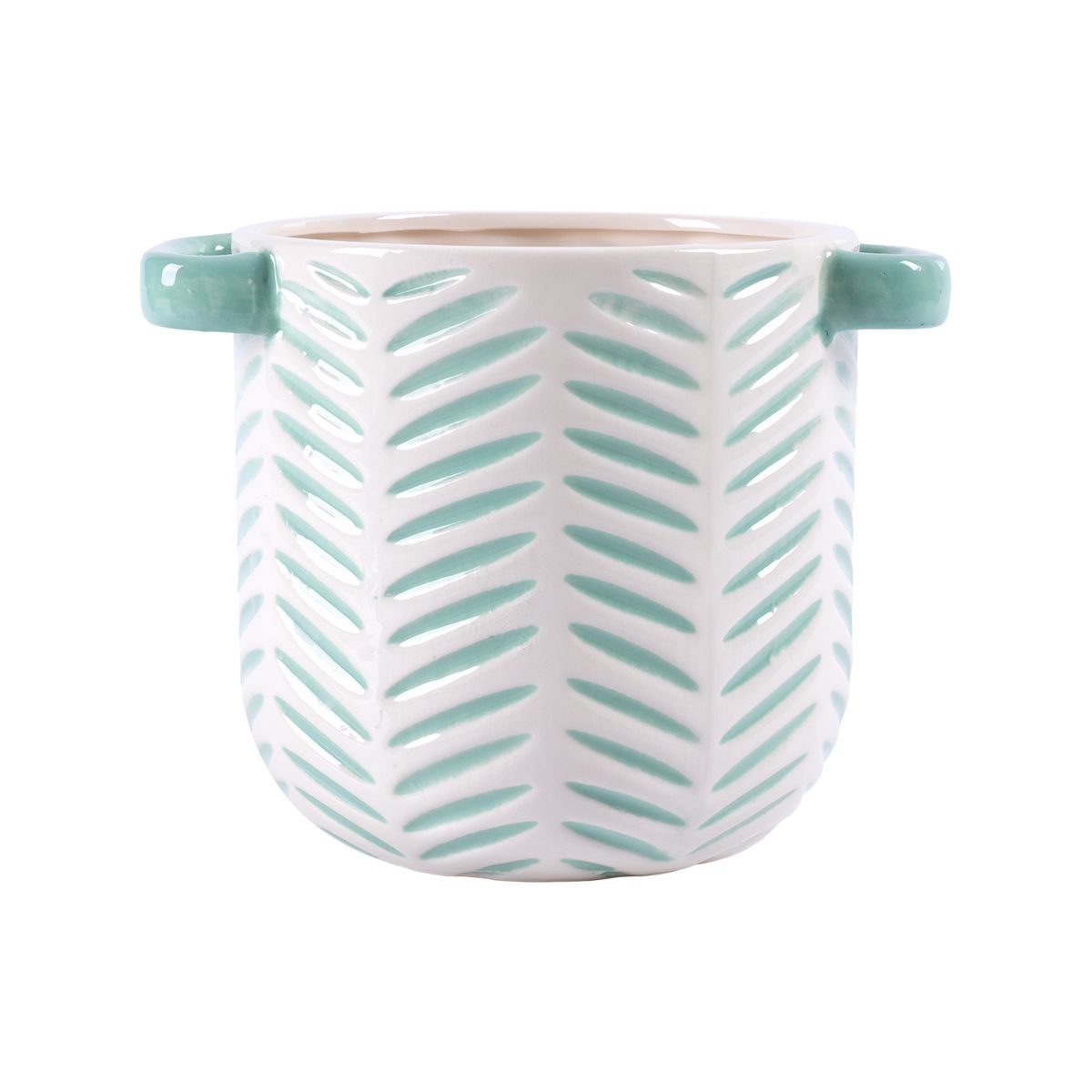 CASA JOVEN - MACETA CERAMICA ESPIGAS 13CM
