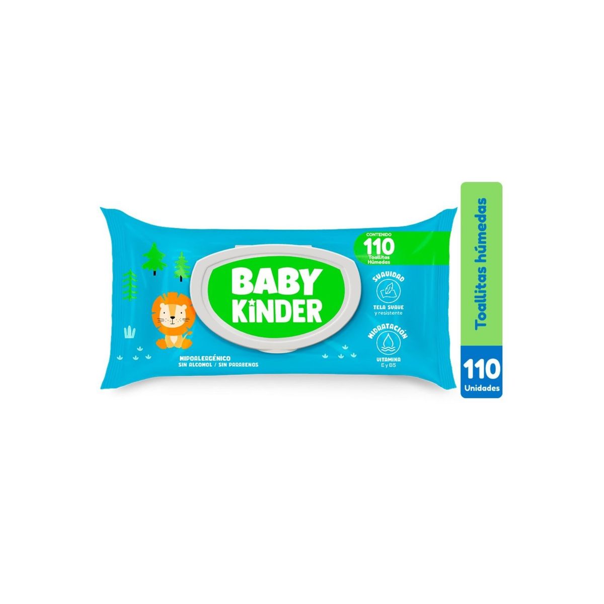 BABY KINDER - TOALLAS HUMEDAS BABY KINDER 110 UNID