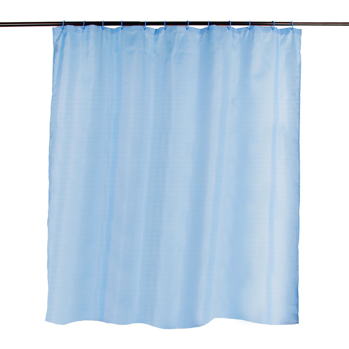 CASA JOVEN - Cortina Baño Tela C Argollas Denim