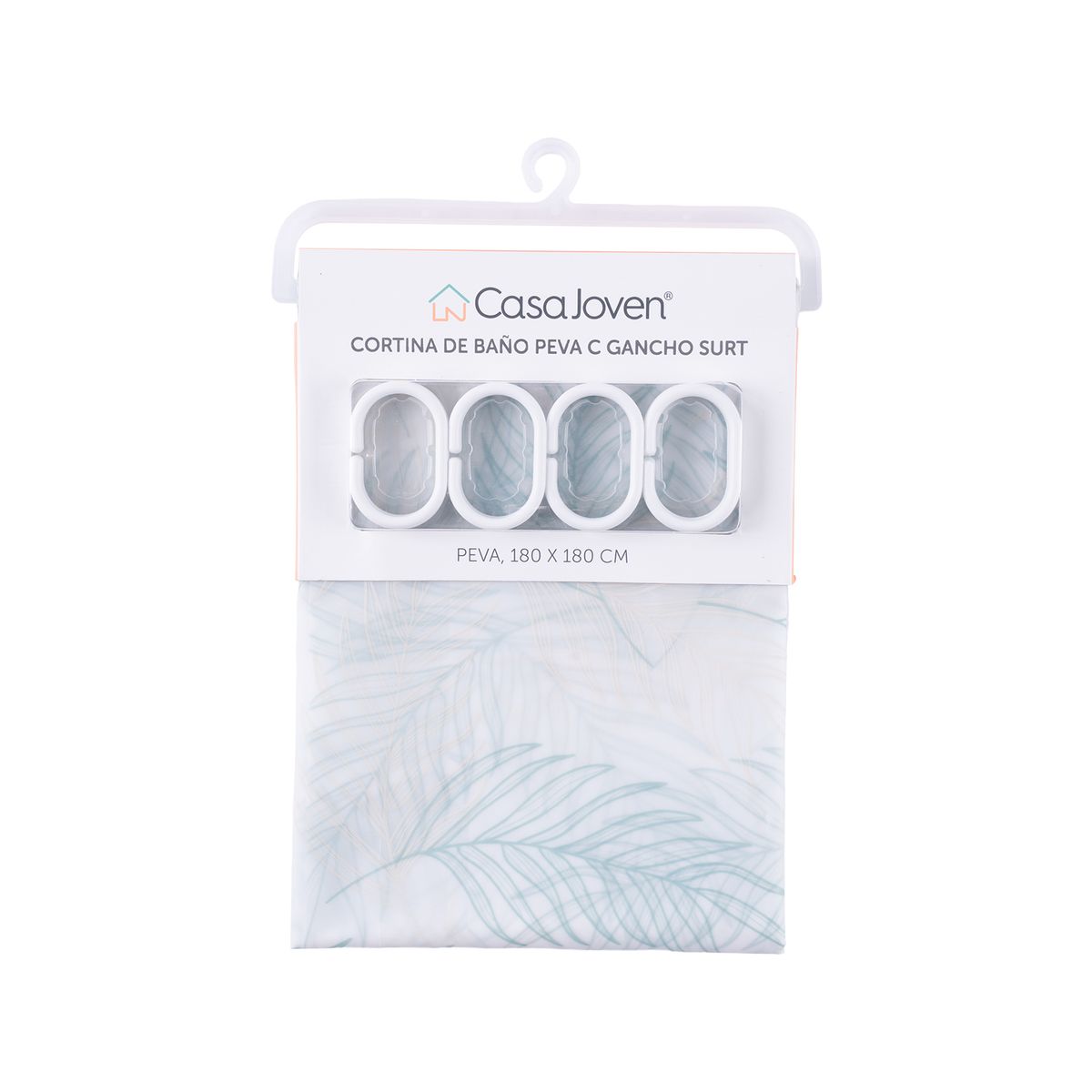 CASA JOVEN - Cortina de Baño Peva C Gancho Surt